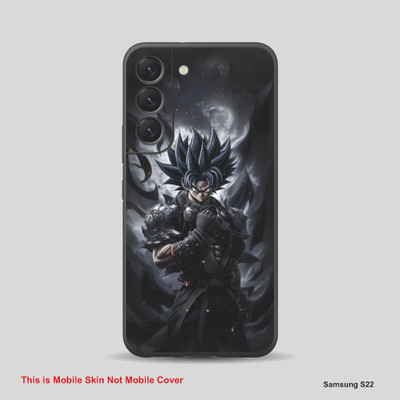 VYBE The Smart Choice Samsung S22 Goku Mobile Skin Mobile Skin(Bright Grey B44)