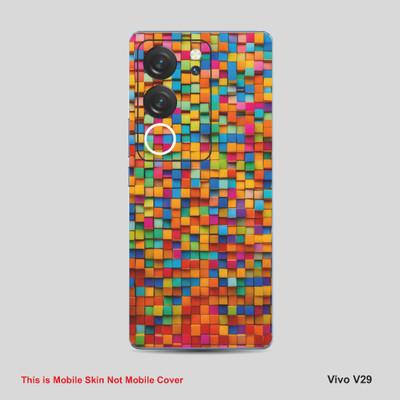 VYBE The Smart Choice Vivo 29 Pattern Mobile Skin Mobile Skin(Multi ColourCA2)