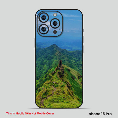 VYBE The Smart Choice iPhone 15 Pro Naturel Mobile Skin(Ebony Clay 11)