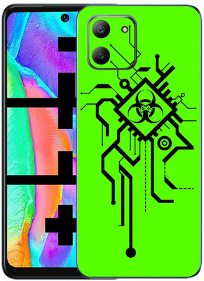 FCS Infinix Hot 11 Printed Back Skin Mobile Skin(Green Tato Skin)