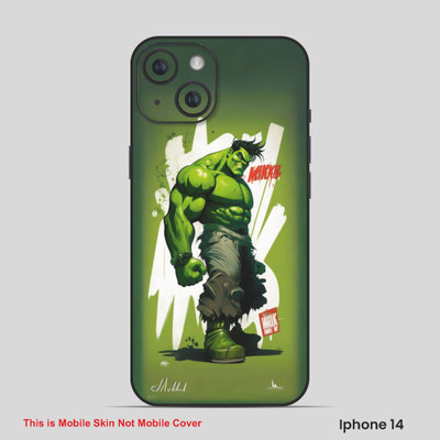 VYBE The Smart Choice iPhone 14 Super Hero Mobile Skin(Pea Green 6)