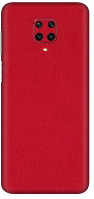 Vcare GadGets Redmi Note 9 Pro Max Mobile Skin(Red Leather)