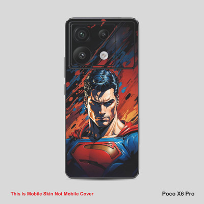 VYBE The Smart Choice Poco X6 Pro Super Hero Mobile Skin(Multy colorA/24)