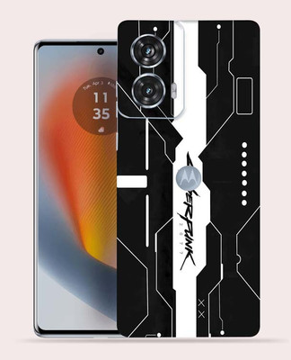WeCre8 Skin's WeCre8 Skin's Motorola Edge 50 Fusion Mobile Skin(Simple Black Cyber)