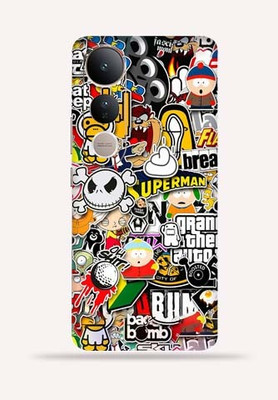 Gizmo Wraps Vivo V50 Lite 5g Mobile Skin(Sticker Bombing)