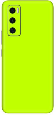 Vcare GadGets Vivo V20 SE Mobile Skin(Olive Green Electro)