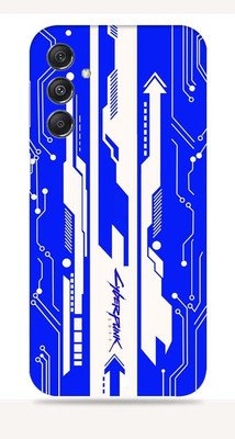 SkinoMania SAMSUNG Galaxy M34 5G Mobile Skin(Blue Cyberpunk)