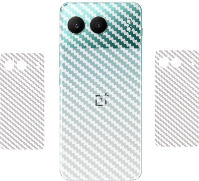 SCREENIX ONEPLUS NORD 4 5G, || 3D CARBON FIBER BACK LAMINATION || (PACK OF 2) Mobile Skin(TRANSPARENT)