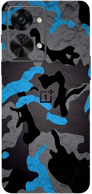 LAMHA One Plus Nord 2T 5G, one plus nord 2t 5g Mobile Skin(Ultra Super Military Blue Camouflage With High Matte Finish.)