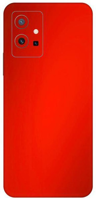 Vcare GadGets Metallic Red Shining vivo T1 5G Mobile Skin(Metallic Red Shining)