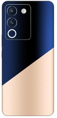 Vcare GadGets Blue Rose Gold Vivo Y200 5G Mobile Skin(Multicolor)
