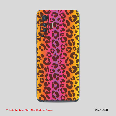 VYBE The Smart Choice Vivo X50 Pattern Mobile Skin Mobile Skin(Multi ColourCH31)