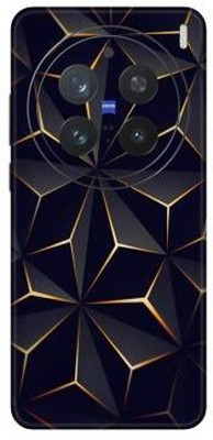 Vcare GadGets X200 Pro (5G) Mobile Skin(Black & Gold)