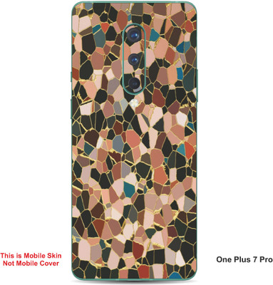VYBE The Smart Choice One Plus 7 Pro Pattern Embossed Mobile Skin(Oyster Pink A1)