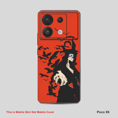 VYBE The Smart Choice Poco X6 Pain Konoha Raid Naruto Mobile Skin Mobile Skin(Pale Grey A15)