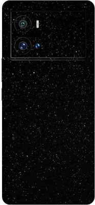 Vcare GadGets Starry Glitter Black vivo i QOO 9 Pro 5G Mobile Skin(Starry Glitter Black)
