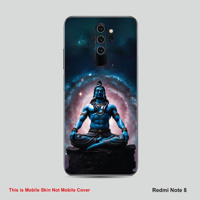 VYBE The Smart Choice Redmi Note 8 Mahadev Embossed Mobile Skin(Multicolor0126)