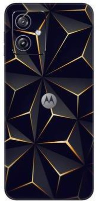 Vcare GadGets Moto G54 (5G) Mobile Skin(Black & Gold)