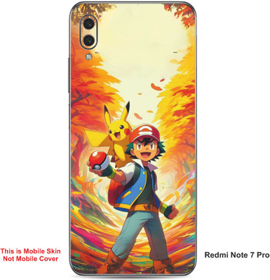VYBE The Smart Choice Redmi Note 7 Pro Pokemon Embossed Mobile Skin(Oasis A1)