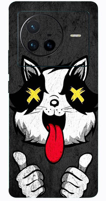 BUGGU VIVO X80 5G, vivo x80 5g Mobile Skin(Crazy Cat Skin With High Mattte Finish.)
