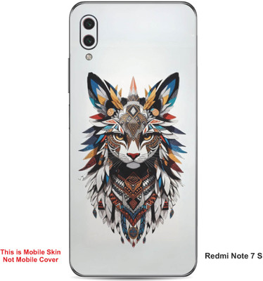 VYBE The Smart Choice Redmi Note 7 S Cat Embossed Mobile Skin(Multi Colour 12)