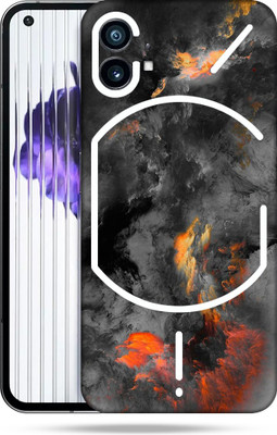 SkinoMania Nothing-Phone(1) Mobile Skin(Multicolor Black Clouds)