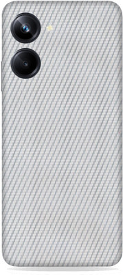 SkinoMania Realme 10 pro (5G) Mobile Skin(Silver-CF)