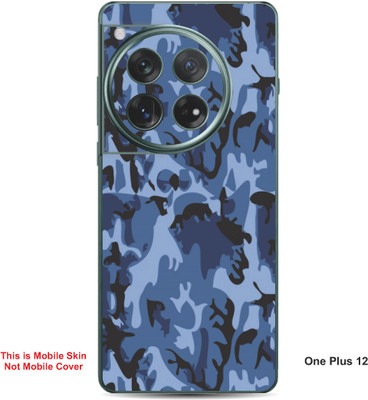VYBE The Smart Choice One Plus 12 Camouflage Embossed Mobile Skin(Judge Grey A13)
