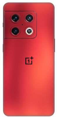 Vcare GadGets One Plus 10 Pro 5G Skin Back Side With Camera Protection High Quality Premium Mobile Skin(Red Mirror Shining)