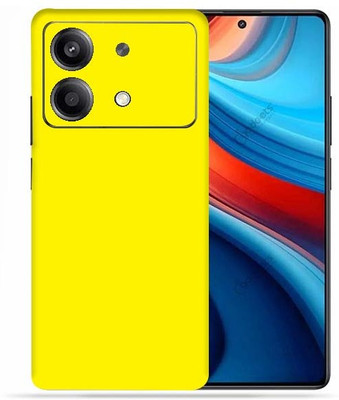 OggyBaba Poco X6 Neo 5g Mobile Skin(Yellow Matte)