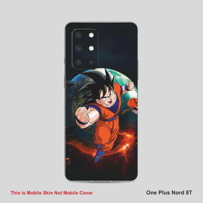 VYBE The Smart Choice One Plus Nord 8T Goku Mobile Skin Mobile Skin(Dark Jungle Green 20)