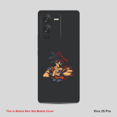 VYBE The Smart Choice Vivo V25 Pro Goku Mobile Skin Mobile Skin(Tealish Black A33)