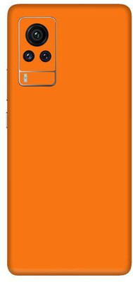 Vcare GadGets Vivo X60 Pro Mobile Skin(Orange Glossy)