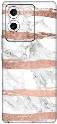 Vcare GadGets Marble and Rose Gold Vivo T2 Pro 5G Mobile Skin(Multicolor)