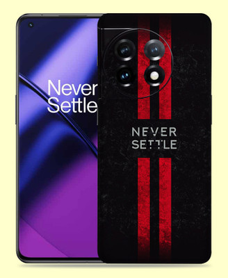 WeCre8 Skin's Oneplus 11R 5G Mobile Skin(Never Settle Multicolor Mobile Skin)