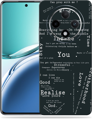 WeCre8 Skin's oppo f27 pro plus 5g Premium Vinyl Mobile Skin (Multicolor) Mobile Skin(Words that matter)