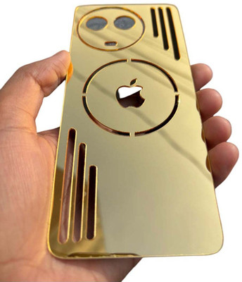 TWUAOP REALME 11, 11X, NARZO 60X 5G, REALME C67 5G, MIRROR BACK PANNEL ACRYLIC SHEET Mobile Skin(Gold)