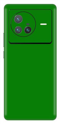 Vcare GadGets X80 5G Green Matte Back Side Premium Mobile Skin(Green Matte)