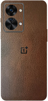 BugguSkin Oneplus Nord 2T (5g) Mobile Skin(Ultra Super Brown Leather With High Matte Finish.)