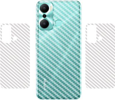 DVANK INFINIX HOT 20 PLAY || 3D CARBON FIBER ULTRA-THIN BACK LAMINATION || Mobile Skin(TRANSPARENT)