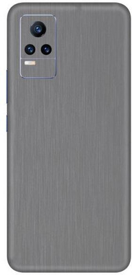 Vcare GadGets Vivo Y21e 5 G Mobile Skin(Brushed Silver)