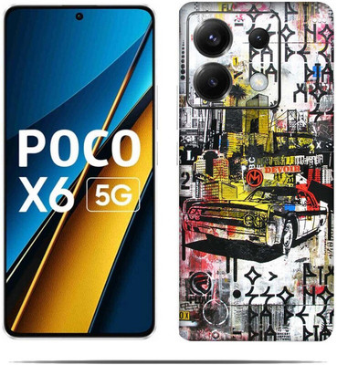 LAMHA Poco X6 5G.. Mobile Skin(Ultra Super Multicolor Skin With HiighQuality Matte Finish.)