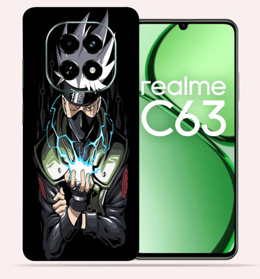 OggyBaba Realme C63 5g Mobile Skin(Polygon Red)