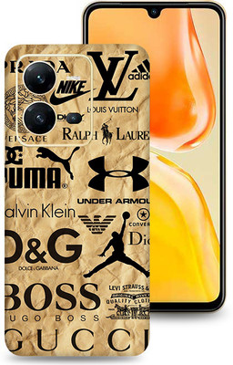 SkinoMania Vivo V25-5G Mobile Skin(Multicolor Iconic Logos)