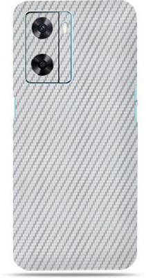 Mclaxa Oppo A77s 4g, Silver Carbon Fibre, oppo a77s 4g Mobile Skin(Silver Carbon Fibre)