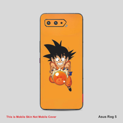 VYBE The Smart Choice Asus Rog 5 Goku Mobile Skin Mobile Skin(Deep Saffron 3)