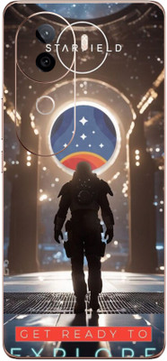 mehra Vivo V40e 5G Explore Astronaut 3D Premium Full Back & Side Coverage Theme Mobile Skin(Multicolor)
