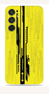 WeCre8 Skin's Samsung Galaxy M35 5G Mobile Skin(Yellow CyberPunk)