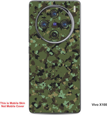 VYBE The Smart Choice Vivo X100 Camouflage Embossed Mobile Skin(Hemlock 18)