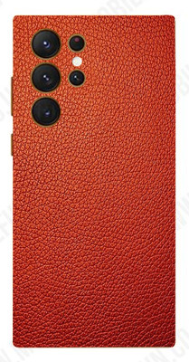 AsSkin Samsung Galaxy S23 Ultra 5g, samsung s23 ultra 5g, Samsung Galaxy Mobile Skin(Ultra Super Red Leather Skin With High Matte Finish.)